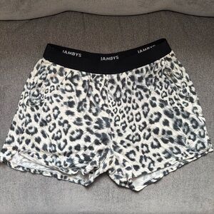 Jambys Leopard Print Boxer Shorts with Pockets